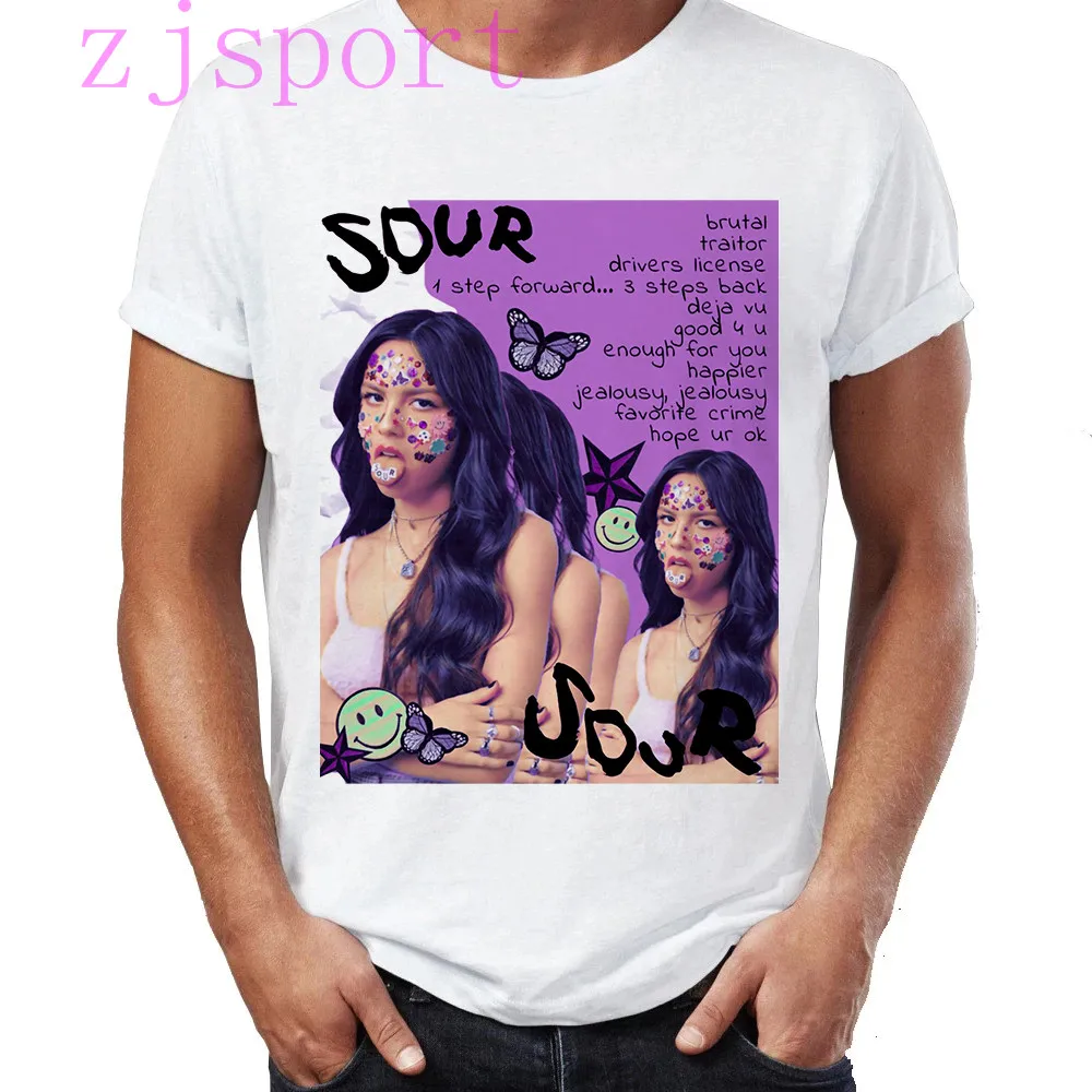 

Sweet music album star Olivia Rodrigo poster graphic Oversized t shirt SOUR Album Cover Funny Drivers License women/man T-Shirts