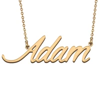 adam custom name necklace customized pendant choker personalized jewelry gift for women girls friend christmas present