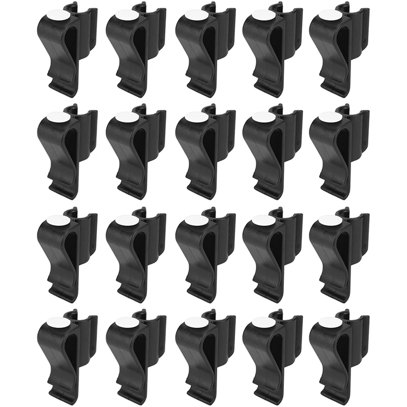 

20Pcs Golf Club Bag Clip on Putter Clamp Holder Putting Organizer with Ball Markers Accessories