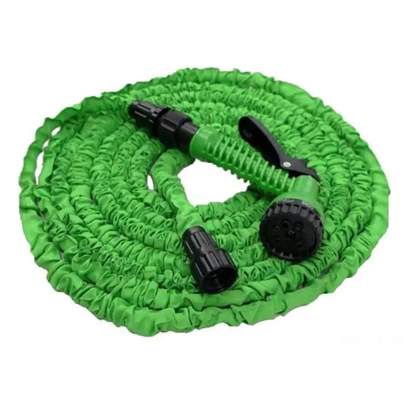 

100 FT 30 M Garden Hose Flexible Water Hose Plastic Expandable Hoses Pipe with Spray Gun To Watering Car Wash Spray