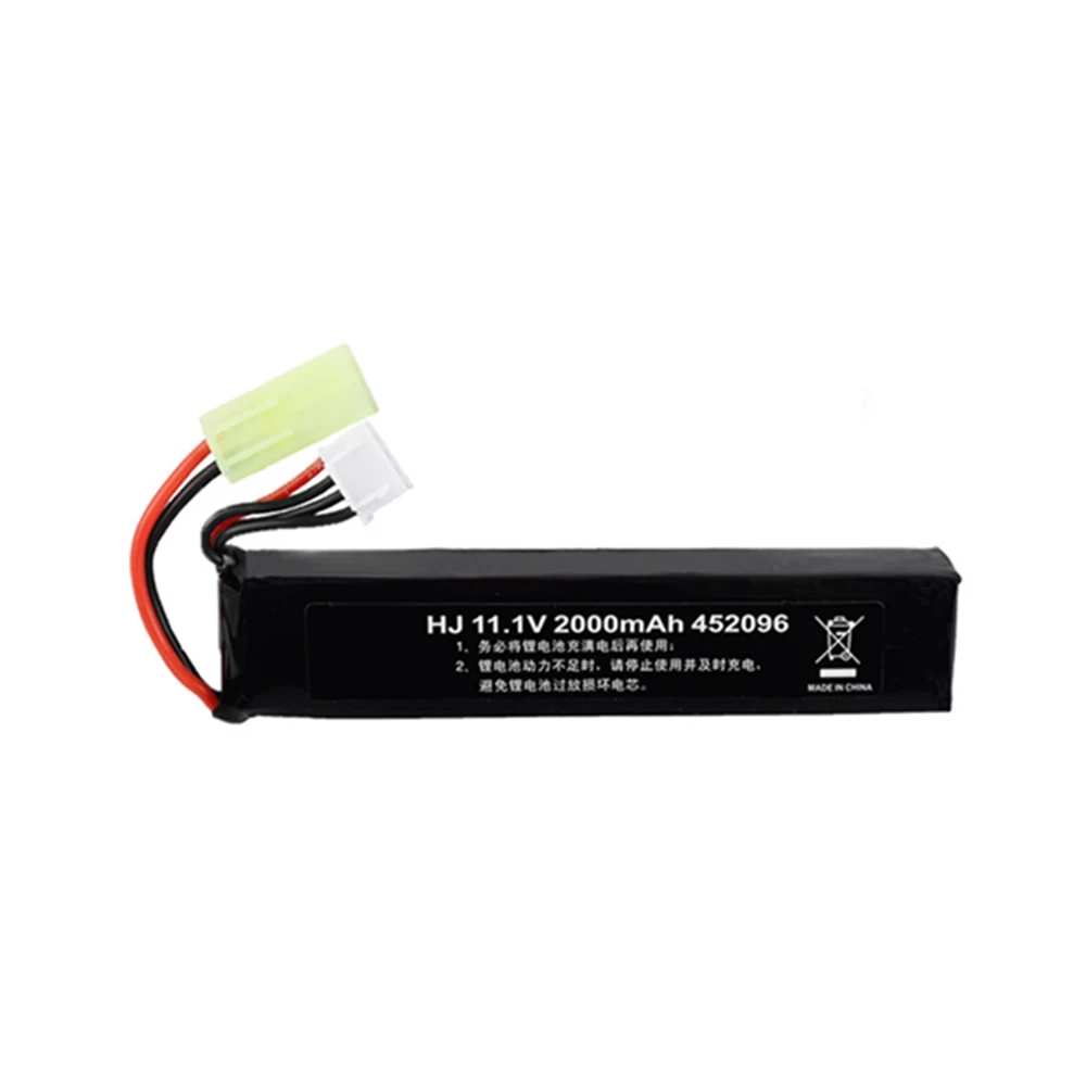 11 1 v Lipo батарея с зарядным устройством для водяного пистолета 3S V 2000mAh 452096