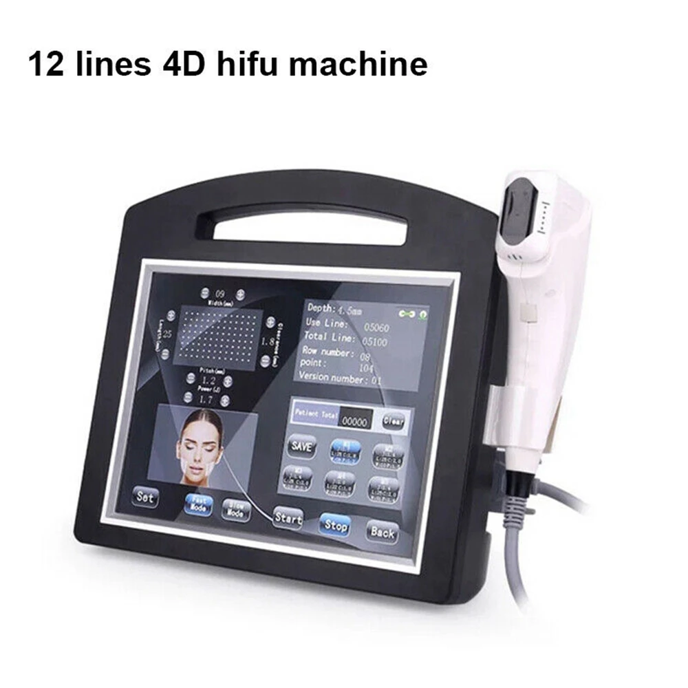 

Professional 3D 4D Ultrasound HIFU Machine 12 Lines 20000 Shots High Intensity Focused Face Lift Anti Wrinkle Body slimming