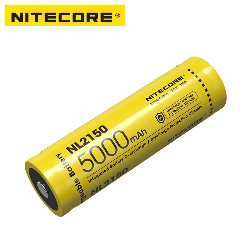Перезаряжаемый литий ионный аккумулятор NITECORE NL2150 NL2145 NL2140 3 6 В 21700|Портативные