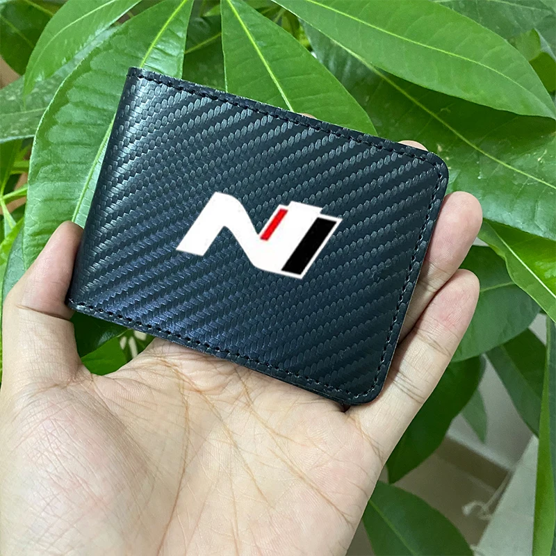 Автомобильная сумка карбоновый Чехол Для водительских прав для Hyundai N Nline Tucson Kona