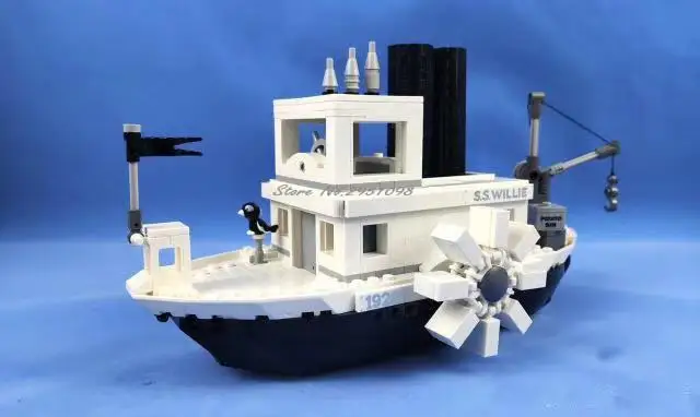 LP 16062 Creator Expert Ideas фильмы серия Steamboat Willie строительные блоки кирпичи детские