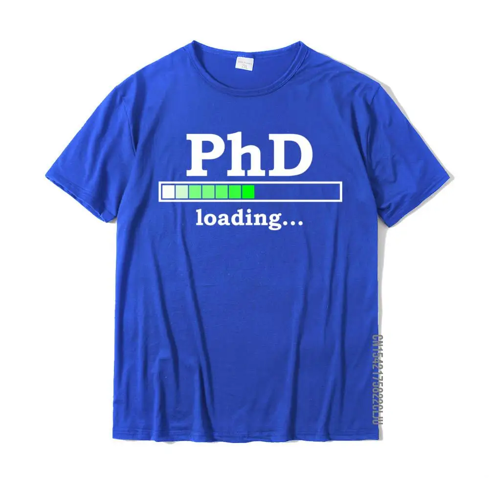 Забавная пониженная рекламная Подарочная футболка Future PhD Loading европейские