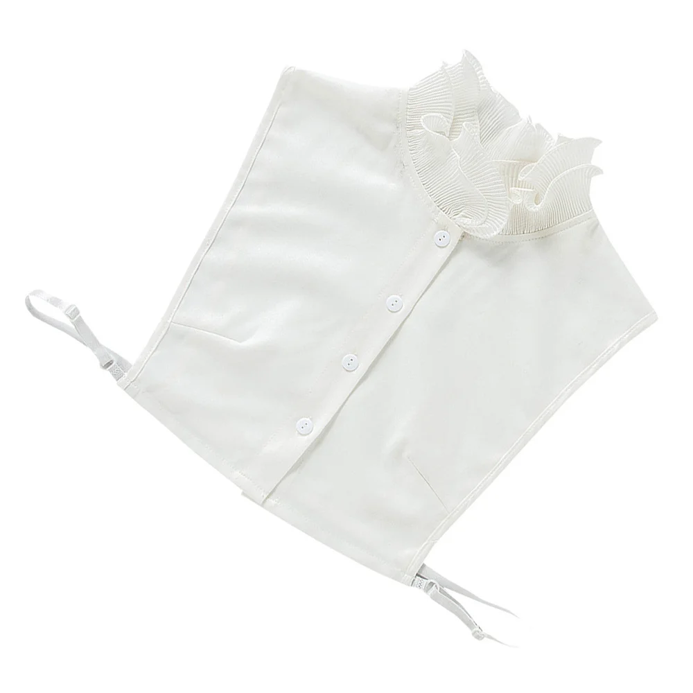 

1pc Girls All-match False Chiffon Collar Sweet Ruffled Collar Chiffon Collar