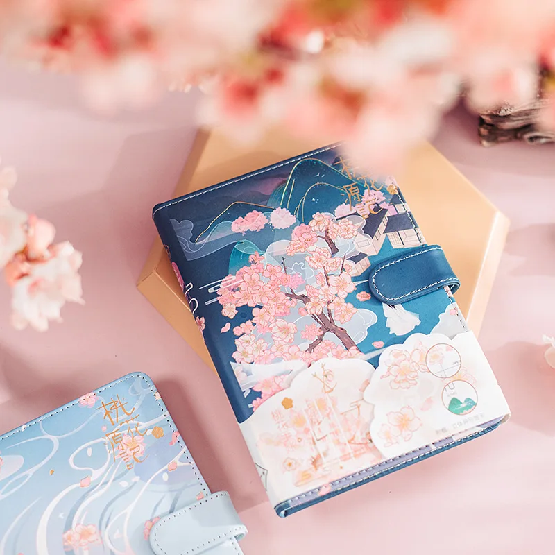 Блокнот B6 с магнитной застежкой позолоченный тетрадь в старинном стиле