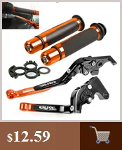 Для KTM RC390 RC 390 рукоять тормоза мотоцикла регулируемый алюминий обработанный на станке с ЧПУ Тормозной рычаг сцепления ручка