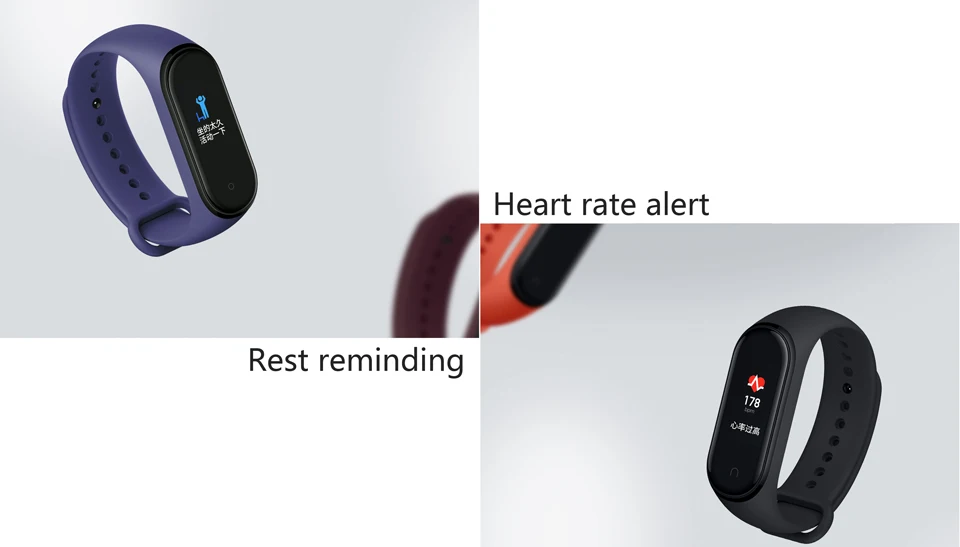 Глобальная версия Xiaomi Mi группа 4 Смарт Браслет miband 4 Фитнес отслеживание сердечного ритма браслет 3 цвета активно-матричные осид, Сенсорный экран 135 мАч