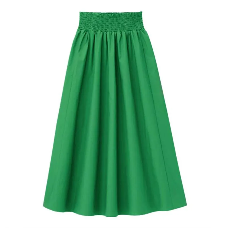 New Spring Autunm Elegant maxi long Skirts Womens Office Skirt Cotton linen plus size 5XL 6XL 7XL elegant skirts