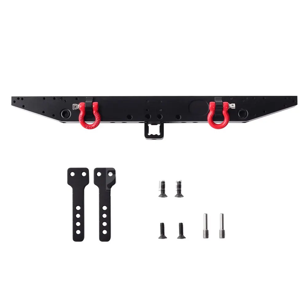 Metal Rear Bumper with Trailer Hook 1/10 Simulation RC Crawler Climbing Car TRX-4 Special Upgrade Parts | Игрушки и хобби