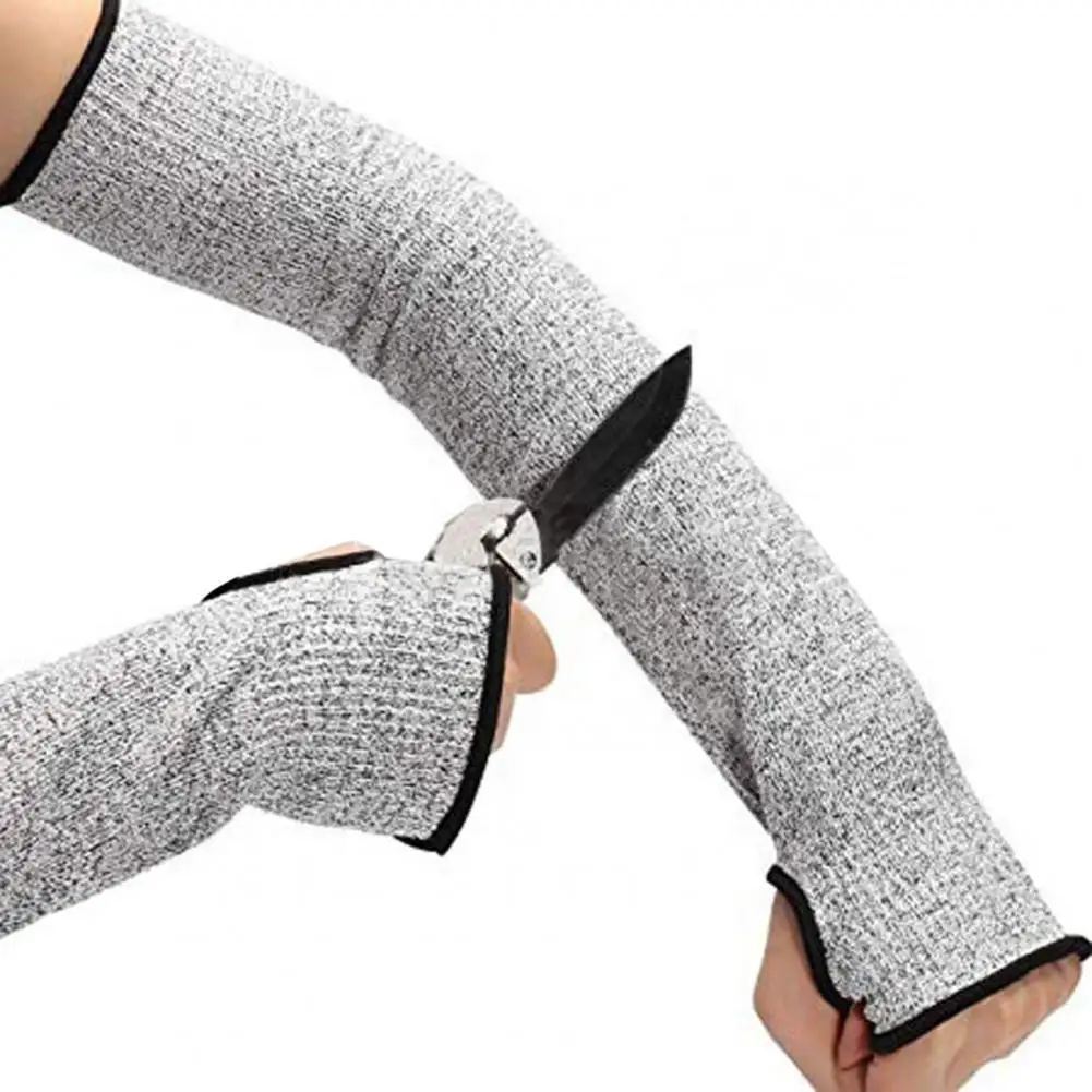 

Anti-cut Wear-resistant Sleeve Open Finger Style Arm Protection Cover for Industrial arm warmers manguito ciclismo