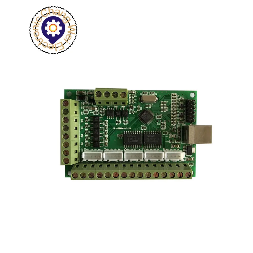 USB-интерфейсная плата MACH 3 Green 5 Axis100Khz CNC карта управления движением для