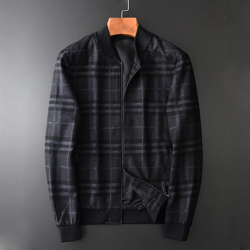 Minglu протектор со стоячим воротником мужские куртки роскошный вид толстая