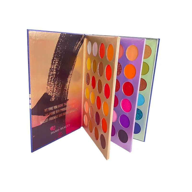 

72~35 Color Three-layer Book Style Make Up Cosmetic Highlight Eyeshadow Palette Matte Lasting Eyes Makeup