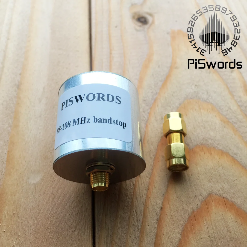 Широкополосный остановочный фильтр FM 88 108 МГц ловушка для SDR rtl std hackrf bandstop