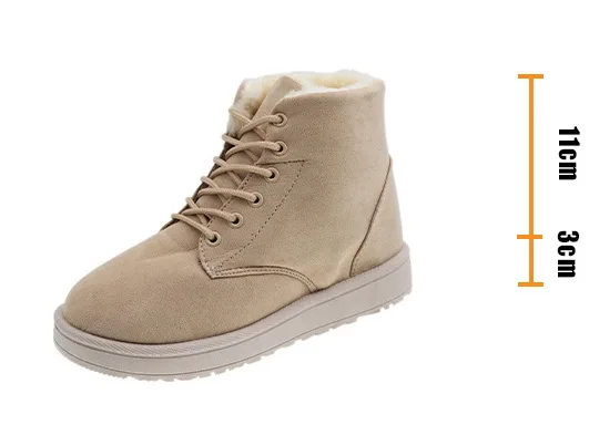 Женские ботинки теплые зимние женские ботильоны из искусственной замши женская