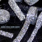 Стразы с отделкой Стразы с прямой основой 1 ярд шитье стразами стразы лента с Стразы s с помощью утюга для одежды аксессуары