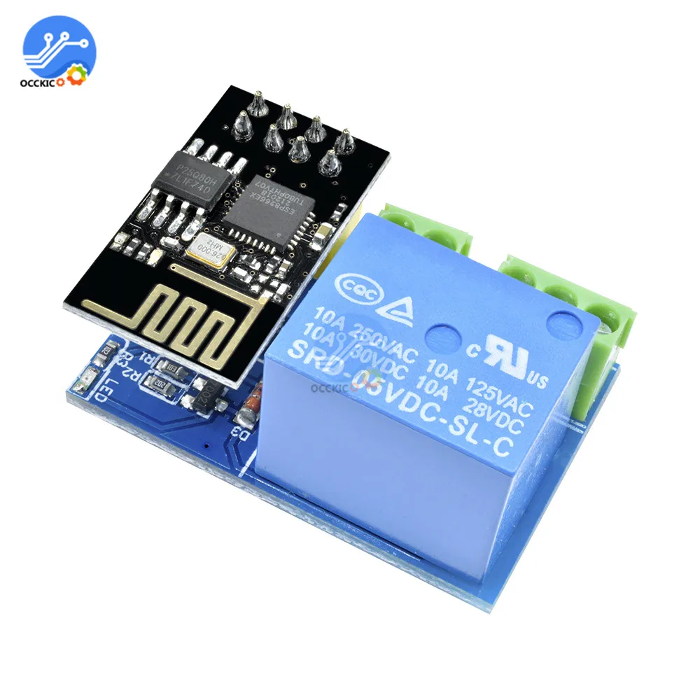 Модуль реле задержки Wi Fi 5 в постоянного тока ESP8266 Стандартный беспроводной