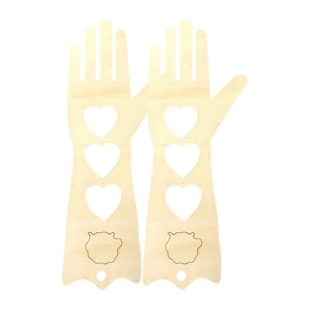 

DIY Knitted Glove Model Wooden Gloves Blockers DIY Christmas Glove Forms Model Board Gloves Dryer Practical Sturdy For Men An