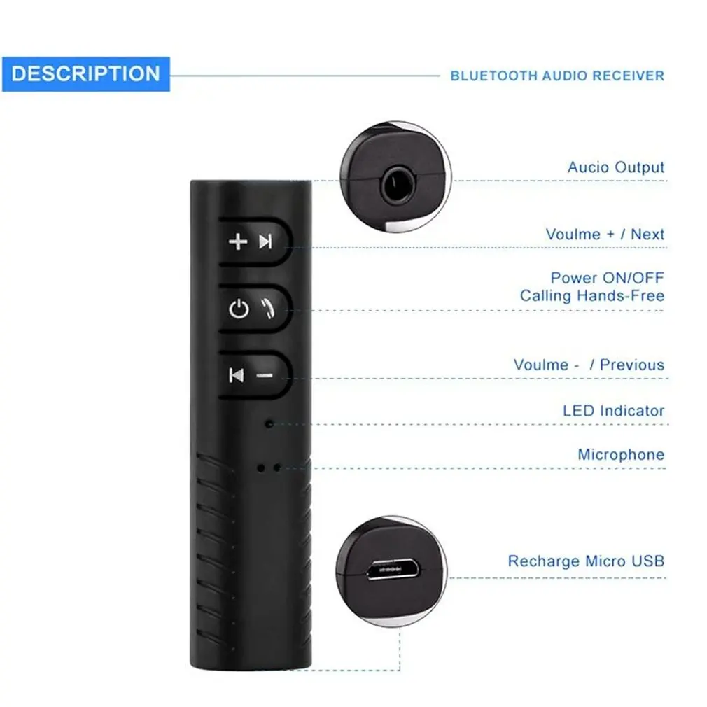Bluetooth-гарнитура для автомобиля с разъемом 3 5 мм |