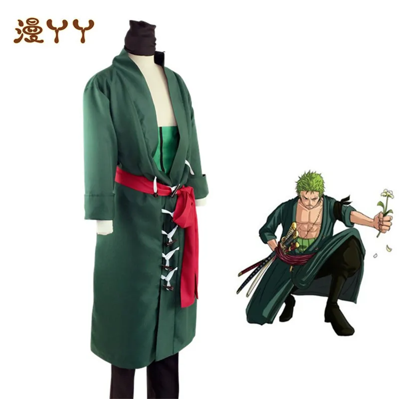 Anime ONE PIECE Roronoa Zoro cosplay costume Halloween Adult boys and girls Campus party stage props performance clothing | Тематическая