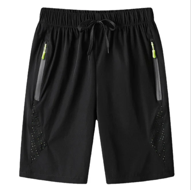 

Men's 2021 Summer Men's Casual Shorts Capri Pants Large Loose Ice Elastic Beach Pants Size S-XXL