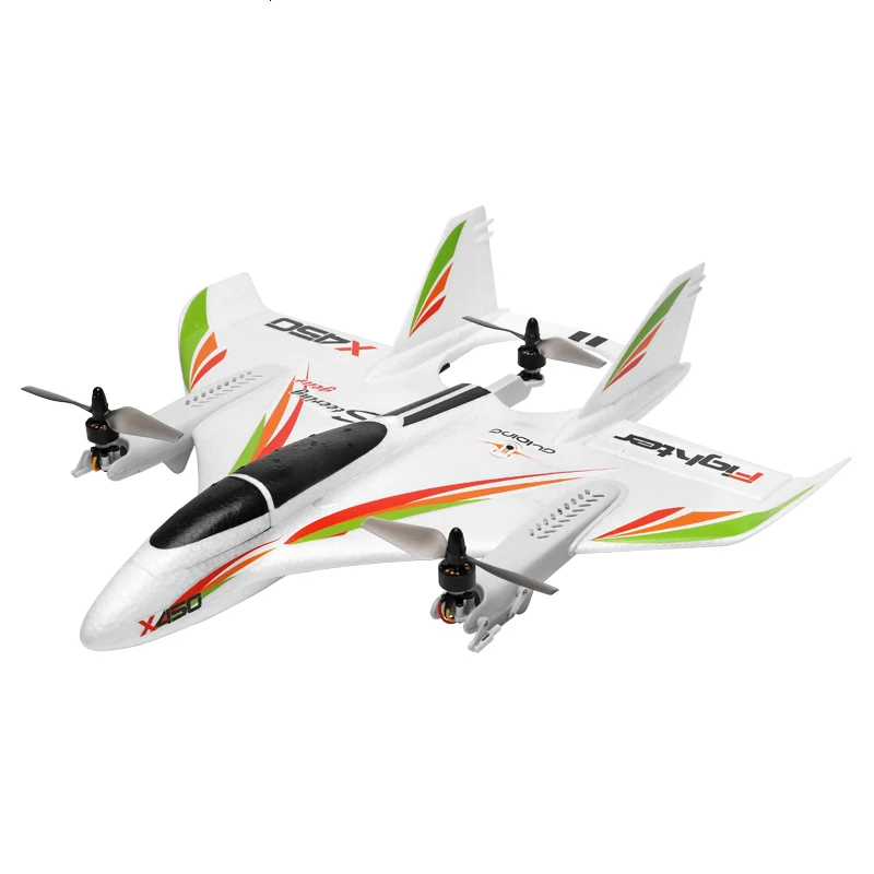 Самолёт Wltoys Xk X450 6-полосный бесколлекторный вертикальный взлет/посадка | Игрушки