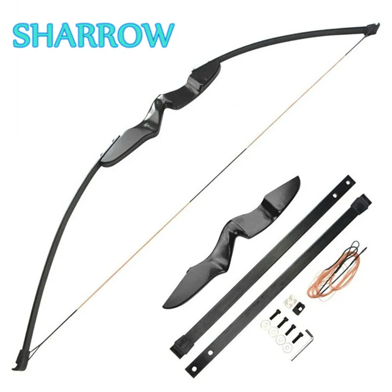 Прямой Рекурсивный лук для стрельбы из лука 54 дюйма 1 шт. 40 фунтов Охотничья