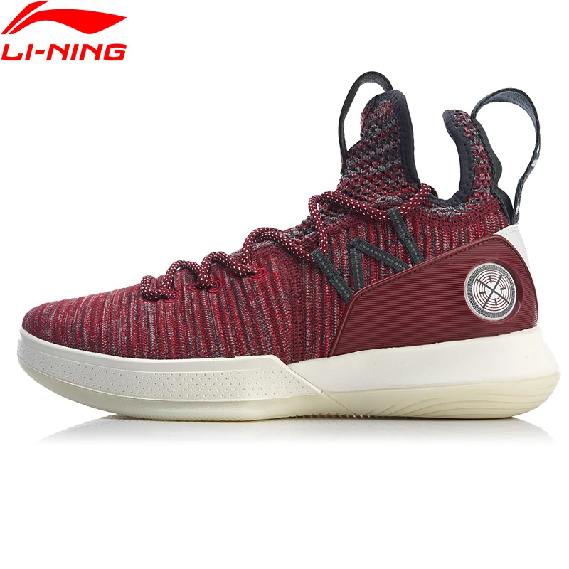 Li-Ning/Мужская Профессиональная баскетбольная обувь серии AIT VI Wade с подкладкой из монопряжи, спортивная обувь, кроссовки ABAP005 XYL226