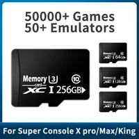 high speed tf card built in 50000 retro games 64gb 128gb 256gb memory card for super console x prorg351vsuper console x max