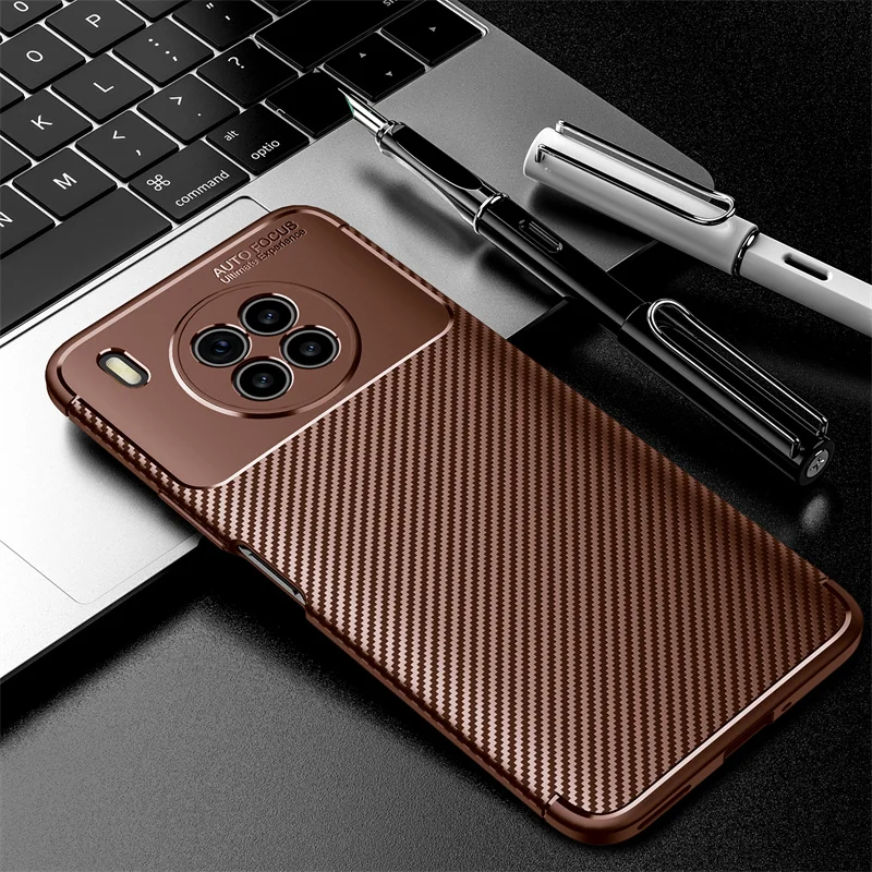 Cover For Huawei Nova 8i Case For Huawei Nova 8i Capas Armor Shockproof Phone Bumper TPU Soft Cover For Huawei Nova 8 8i Fundas