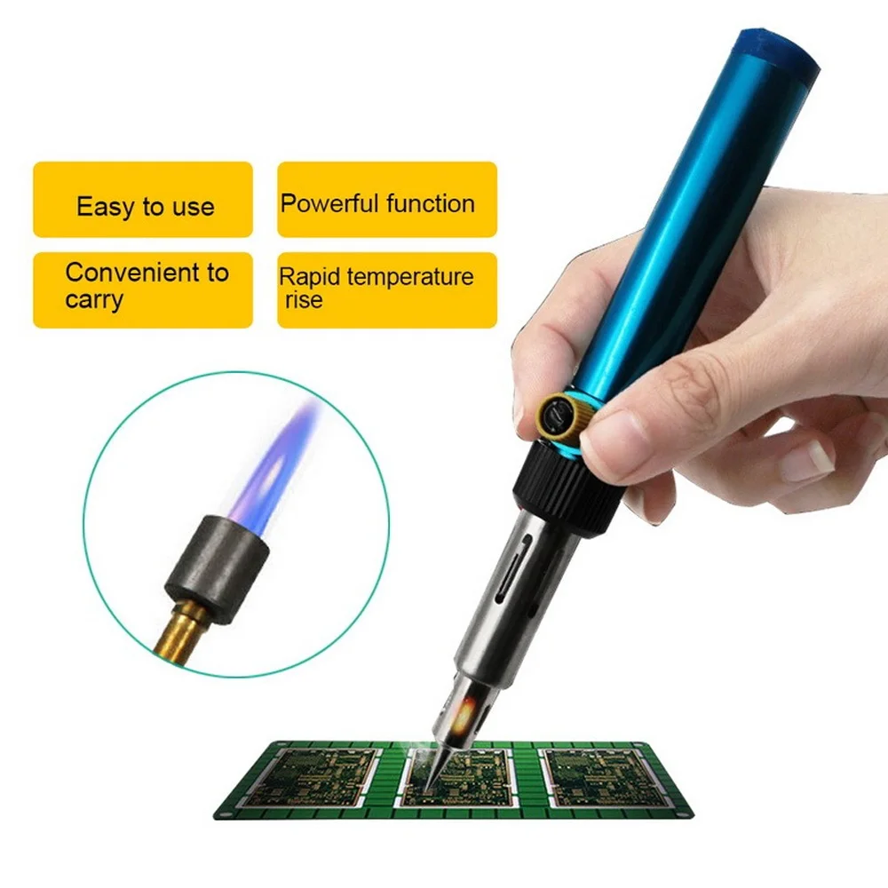 

New Butane Gas Soldering Iron Portable Cordless Welding Pen Butane Blow Torch Gas Soldering Iron Hand Tools Welding Repair