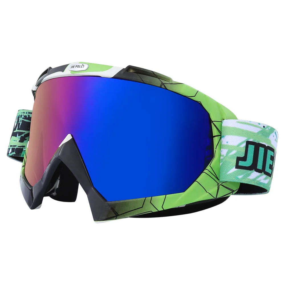 D ATV MX, мотоциклетные очки, лыжные очки, очки для мотокросса, очки для сноуборда, мото, мотоцикл, Байк, цветные линзы - Цвет: D