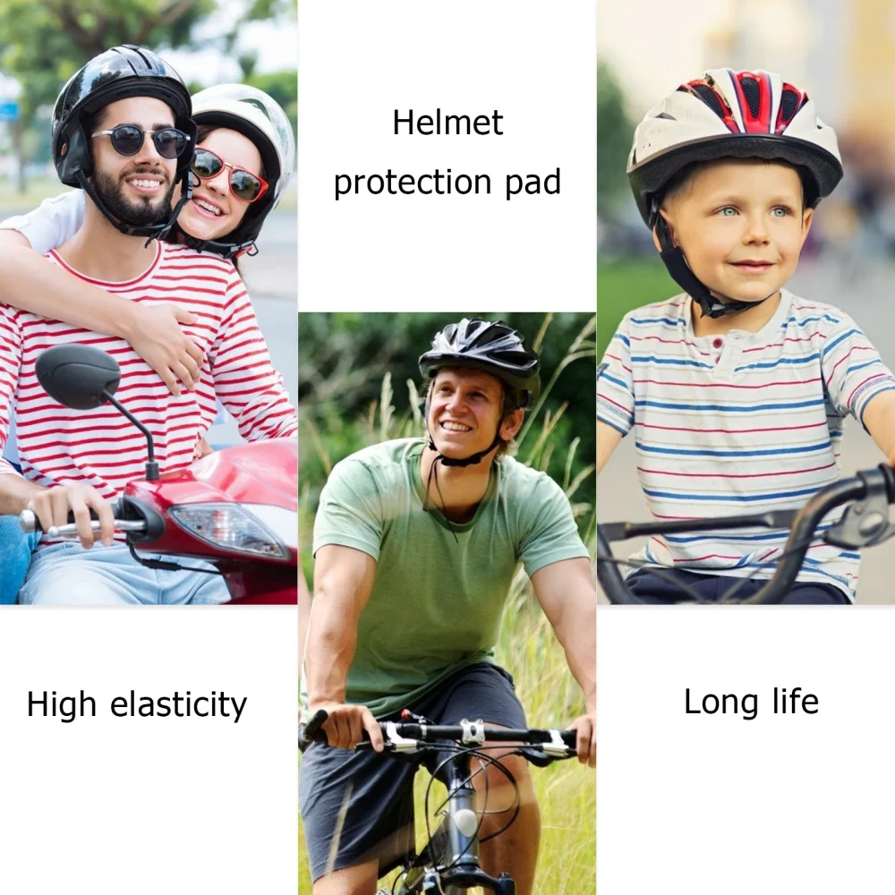

2 Sets Motorcycle Helmet Cushion Heat Insulation Lining Breathable Pads