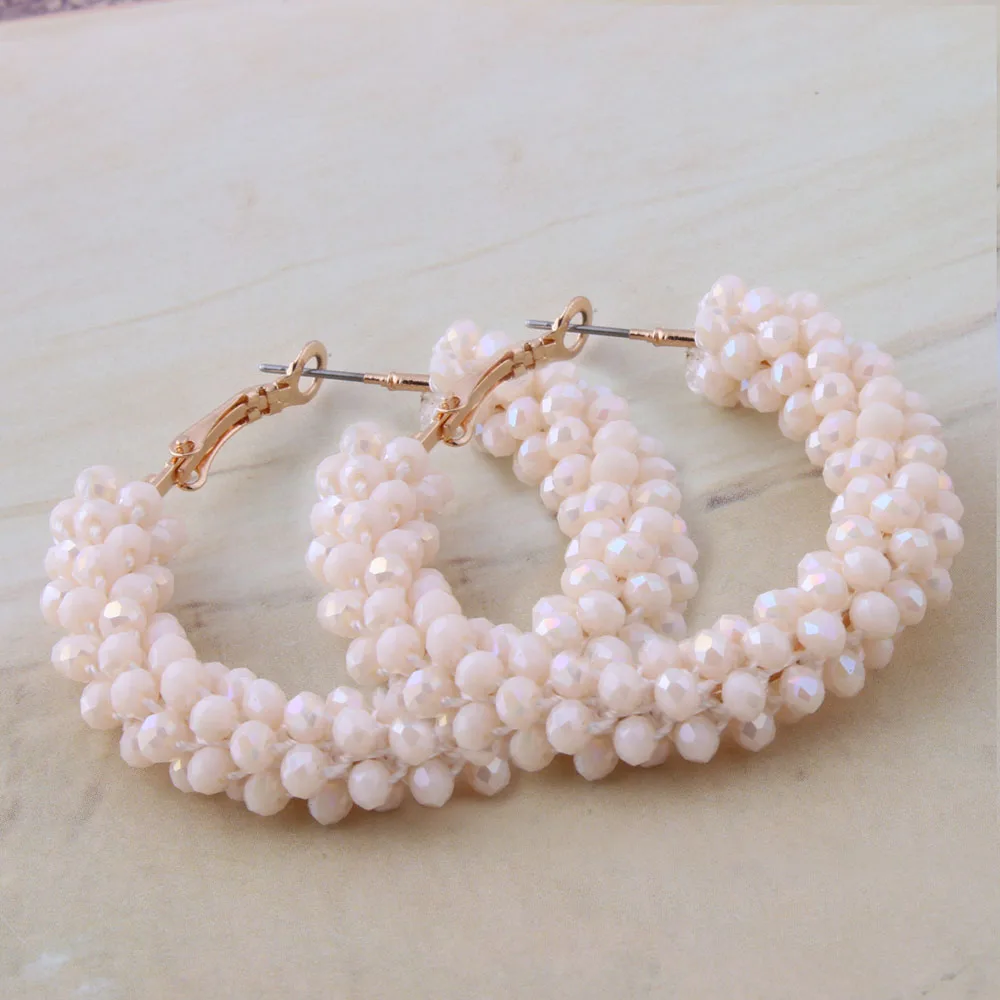 NeeFuWoFuDrop Серьги Висячие богемные хрустальные oorbellen Стразы посылка длинные brinco Шарм бахрома ювелирные серьги оптом - Окраска металла: 3