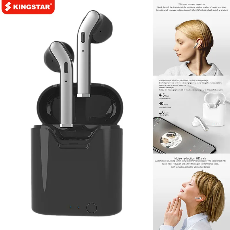 

KINGSTAR H17T Wireless Earphones Bluetooth Headset Noise Cancelling HD Call Earbuds Waterproof TWS Bluetooth 5.0 Headphones