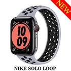 Ремешок Solo Loop для Apple Watch Band 44 мм 40 мм 38 мм 42 мм, Эластичный Силиконовый браслет, аксессуары для iWatch Series 5 3 SE 6 4 2 42 мм