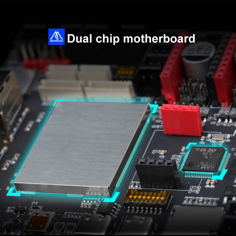 mellow 64bit a53 fly gemini v1 board dual chips klipper reprap marlin for tmc2209 ender 3 voron 0 delta 3d printer parts free global shipping
