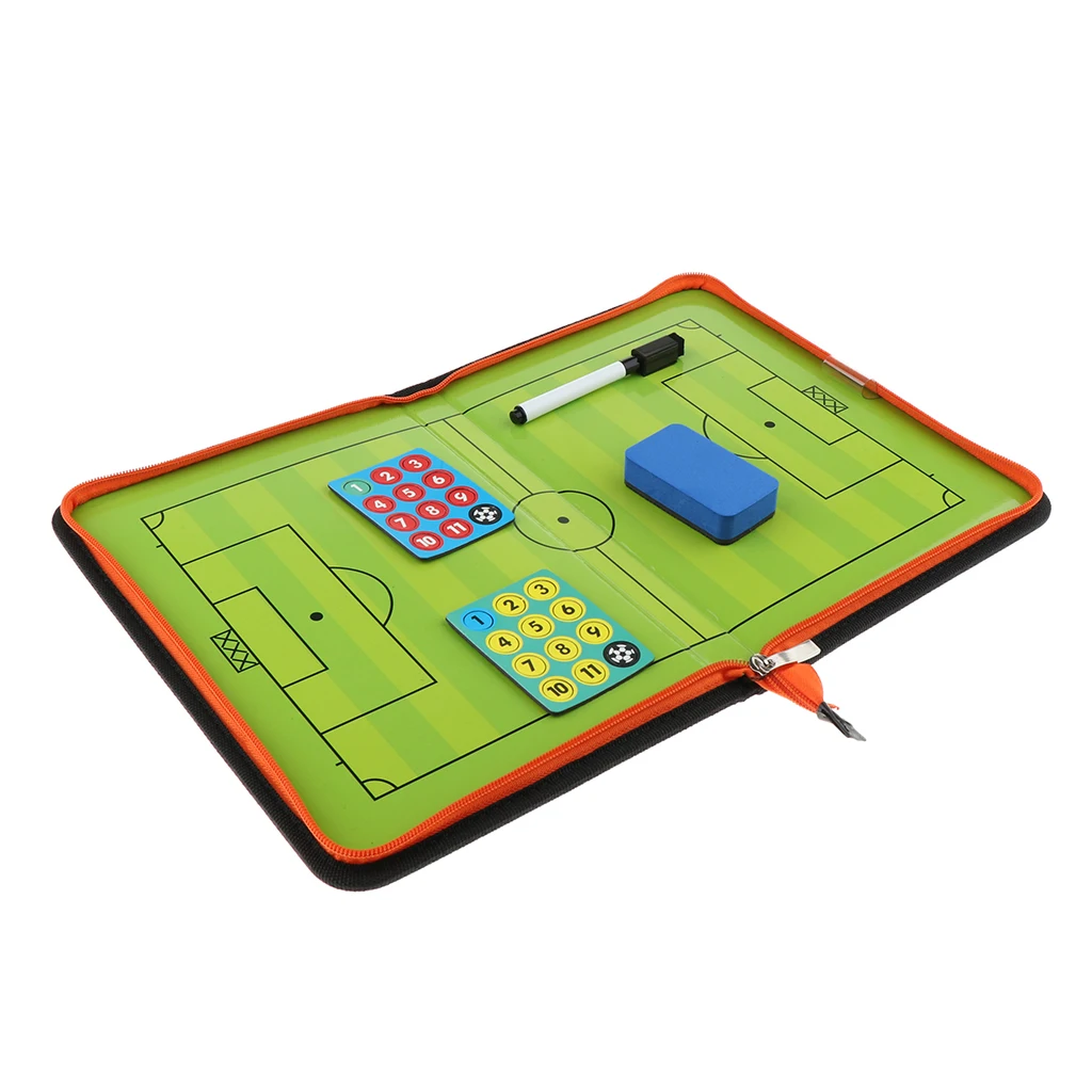 Портативная Профессиональная футбольная Магнитная тактика доска для футбола