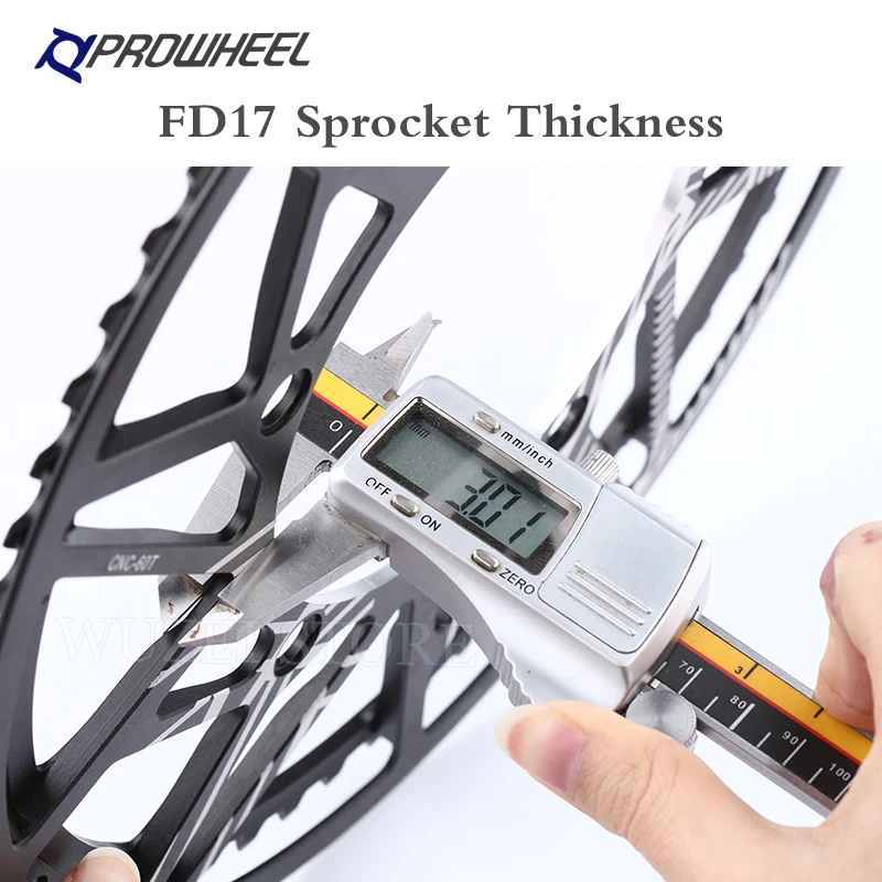 PROWHEELFD17 56Y 58Y 60Y звездочки FD19 56T 58T 60T зубчатая пластина складной велосипед колеса