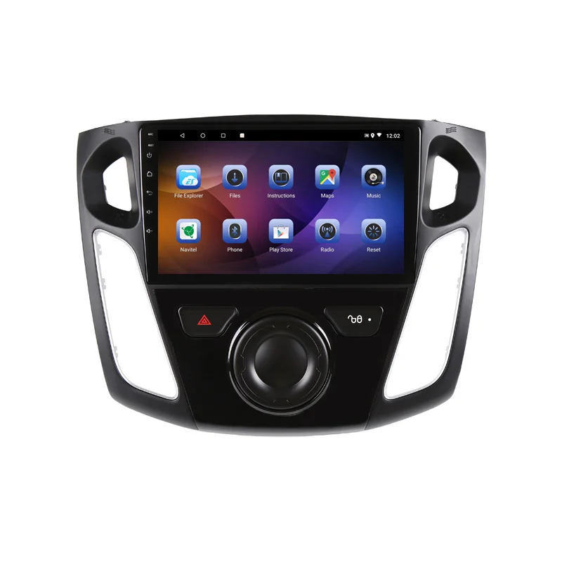 9" 4G RAM 8 cores Android Car DVD GPS Navigation For Ford Focus 2012 2013 2014 2015 audio stereo car radio headunit bluetooth |