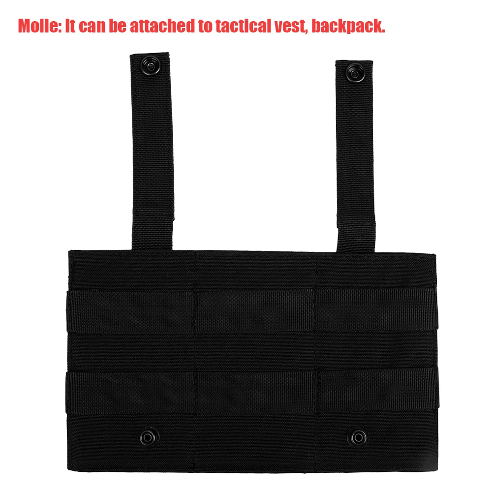 Тактический Molle сумка пистолет 5,56. 223 тройной журнал быстросъемный чехол универсальный эластичный фонарик радио держатель сумка для жилета