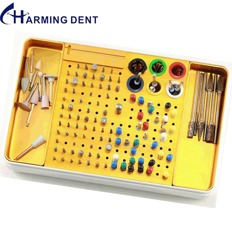 

Charming Teeth root canal files bur holder endo box/Aluminium disinfection box gutta percha points Teeth endo block endo ruler