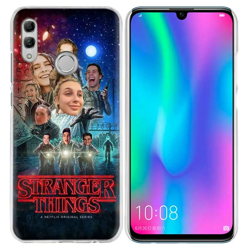 Чехол для ТВ-шоу странные вещи для huawei Honor 9X 8X Y9 20 9 10 Lite Play 8C 8A Pro V20 20i Y6 Y7 жесткий чехол для телефона
