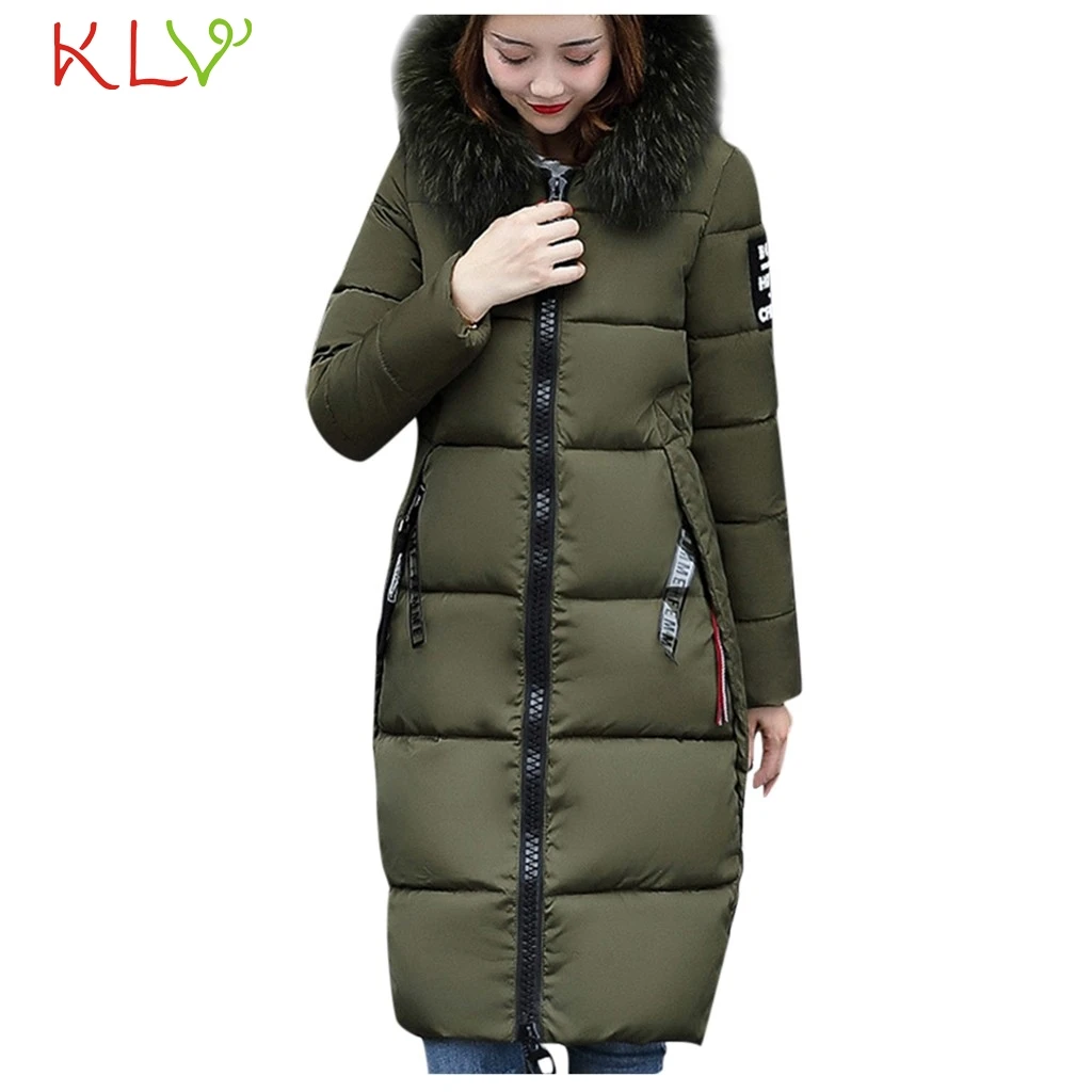 Женская хлопковая куртка с капюшоном и меховым воротником|Женские куртки| |