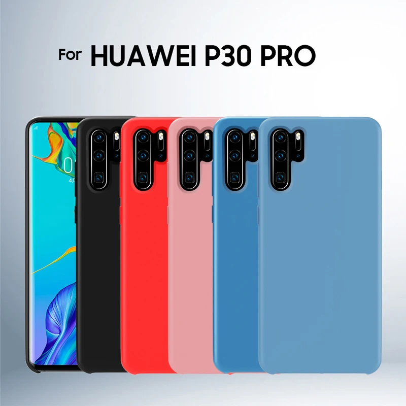 Для HUAWEI P30 чехол высокого качества шелковистый мягкий силиконовый защитный чехол для HUAWEI P30 Pro Lite P20 противоударный чехол