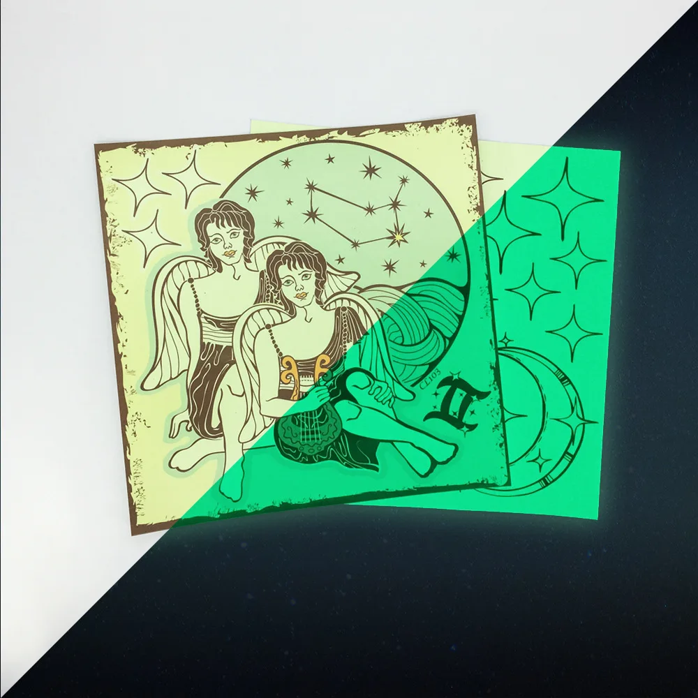 Светящаяся наклейка Funlife настенный стикер с 12 созвездиями для мальчиков-Gemini