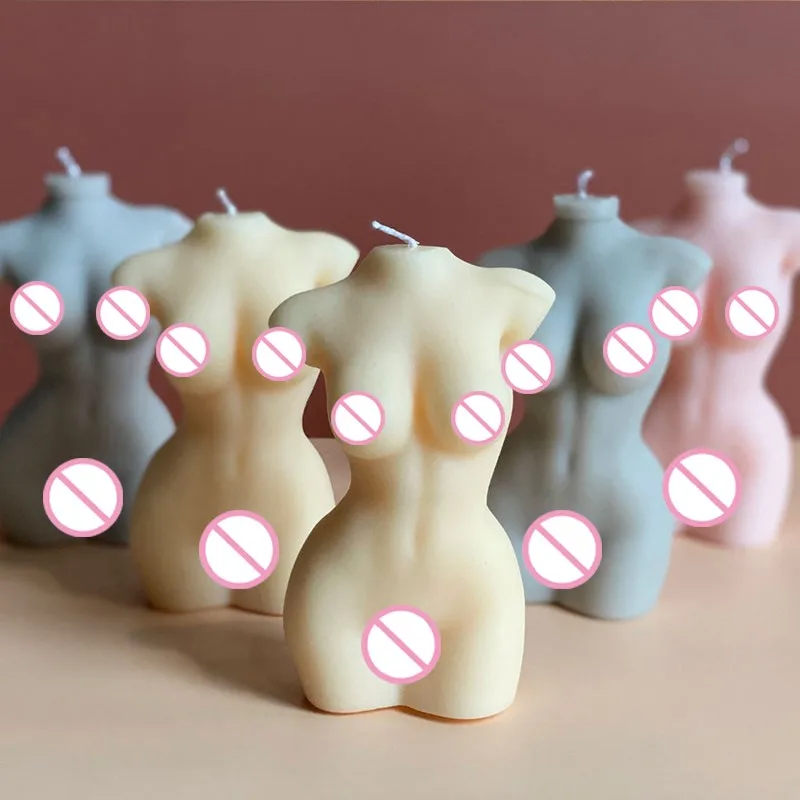 

New Human Body Silicone Mold DIY Candle Mold Crystal Epoxy Mold Aromatherapy Candle Tool Practical Moldes De Silicona Mold